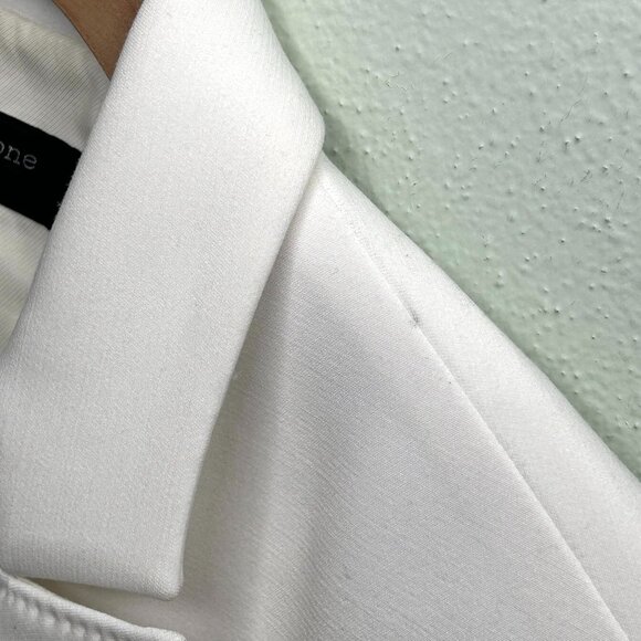Rag & Bone Classic One Button Blazer in White Size 4 - Picture 7 of 9